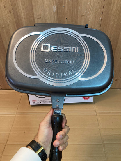 Dessini Italy Die Casting Double Grill Pan 36cm