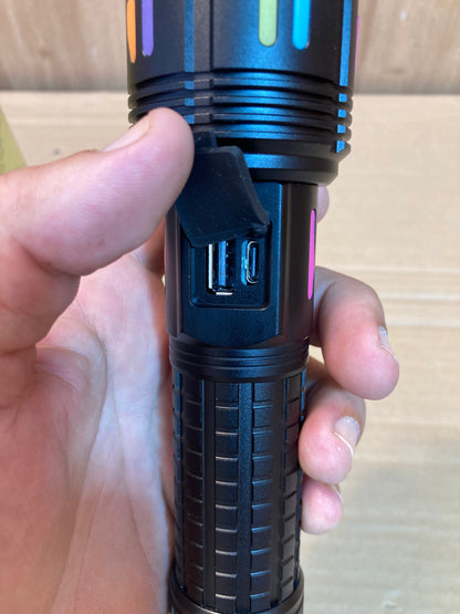 COBA Aluminium Alloy Digital Flashlight-Torch CB-G672