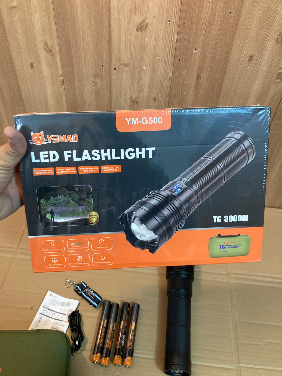 Yemao Powerful Long Range Super Led Flashlight-Torch YM-G500