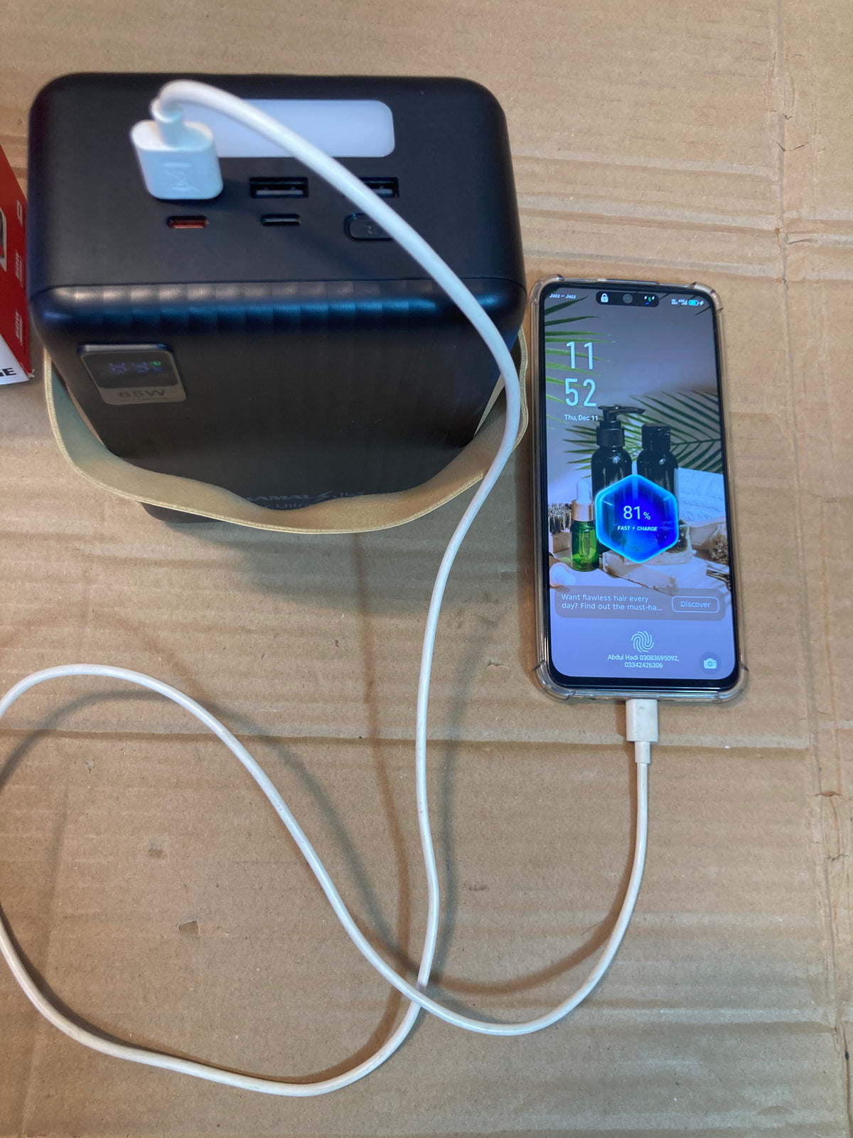 Kamal 160000mAh 60W Fast Charging Built in Cable Power Station - Power Bank K160