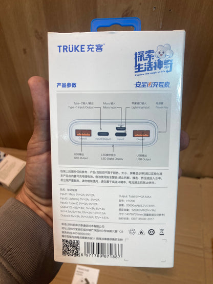 Truke 22.5W Fast Charging Power Bank 20000 mAh HY206