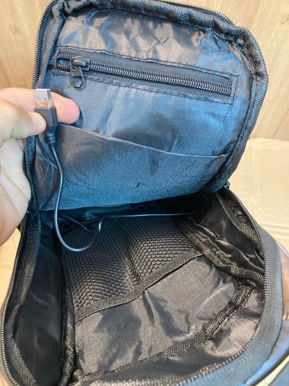 Anti-Theft Crossbody sling bag with a Combination Lock and a USB Charging Port