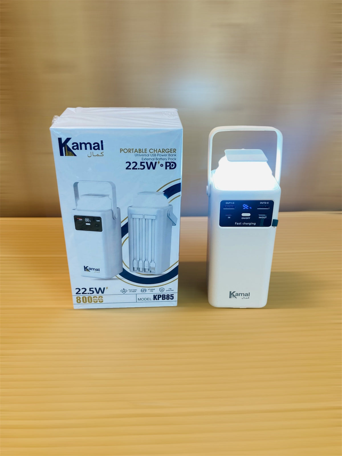 Kamal 22.5W Fast Charging PD 80000mAh Lamp Power Bank KPB85