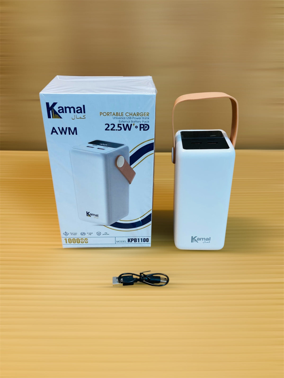 Kamal 22.5W PD Fast Charging 100000mAh Power Bank KPB1100
