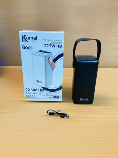 Kamal 22.5W PD Fast Charging 90000mAh Power Bank KPB91