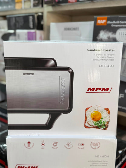 MPM Sandwich Maker Toaster 900W MOP-45M