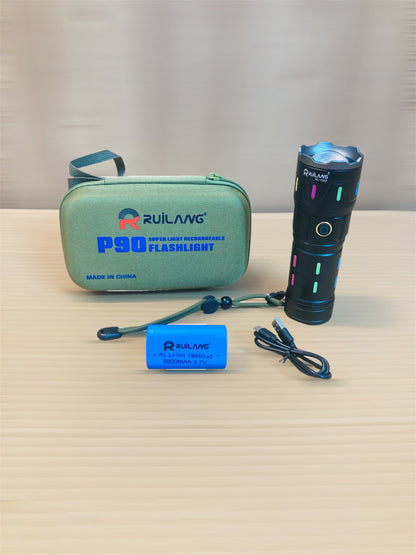 Ruilang P90 Tactical Compact Super Flashlight Torch RL-G32