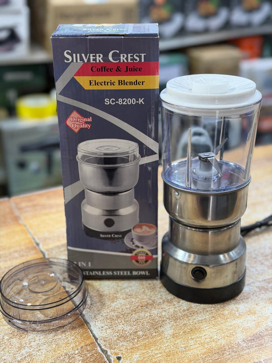 Silver Crest Germany 2in1 Electric Coffee & Juice Blender Grinder SC-8200-K