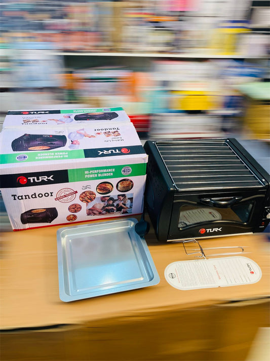 TURK Electric Tandoor and Baking Oven With Top Grill and Baking Tray