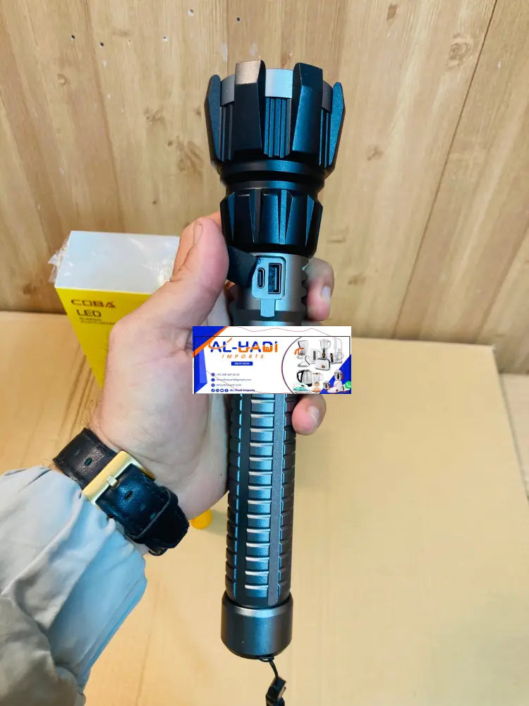 COBA Long Range Aluminium Alloy Flashlight Torch CB-G712