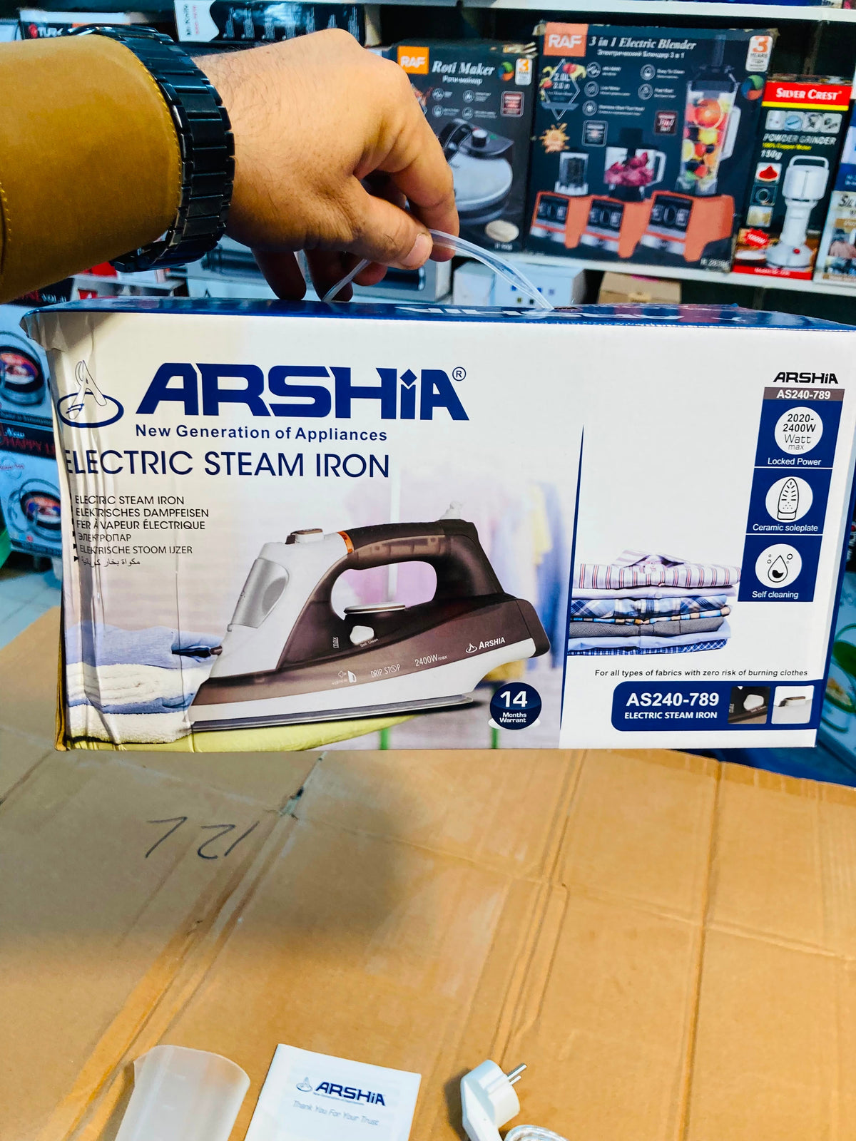 Arshia 2400W Electric Steam Iron AS240-789