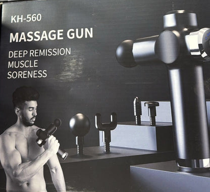 Rechargeable Deep Tissue Massage Gun KH-560 - Random Colors