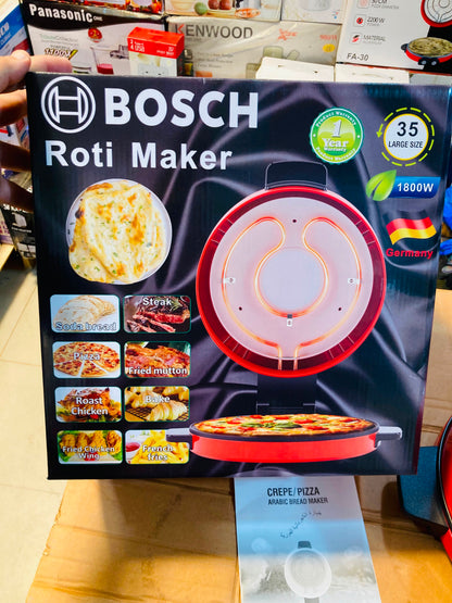 Lot Imported BOSCH 35cm Electric Roti, Crepe, Pizza, and Arabic Bread Maker BS-3035