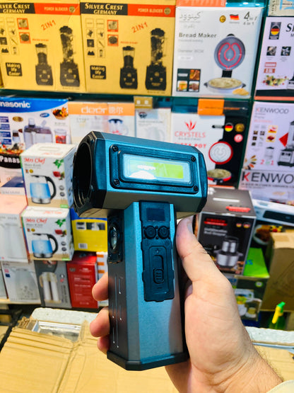 600W High Power Multi-Functional Violent Fan Handheld Turbo Blower with Digital Display & LED Light F048-1