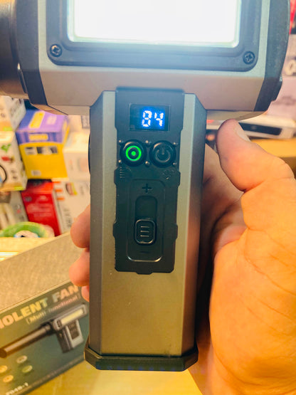 600W High Power Multi-Functional Violent Fan Handheld Turbo Blower with Digital Display & LED Light F048-1