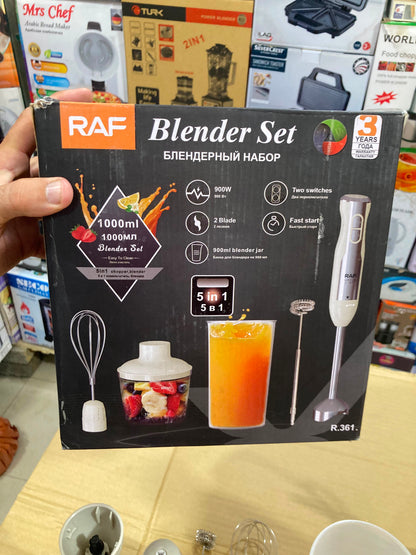 RAF 5-in-1 900W Hand Blender Set  R.361