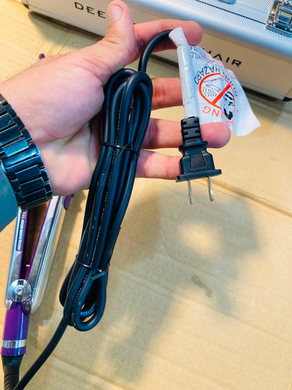 Imported Titanium plates Deeper Than Hair professional hair straightener