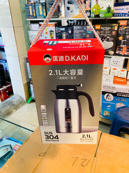 D.Kadi 2.1L Premium Vacuum Thermos Flask SUS 304
