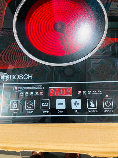 Bosch 2200W Single Burner Infrared Cooker - Electric Stove - Hotplate RBK-12
