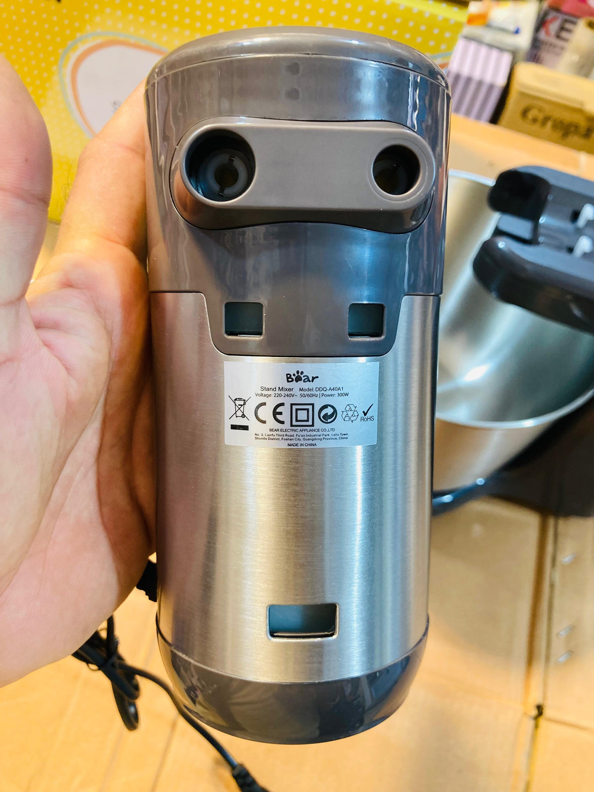 Lot Imported BEAR 300W 2in1 Stand & Hand Mixer 3 Litre