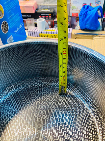 Flanek LaserCut Honeycomb Stainless Steel 24cm Non-Stick Cooking Pot