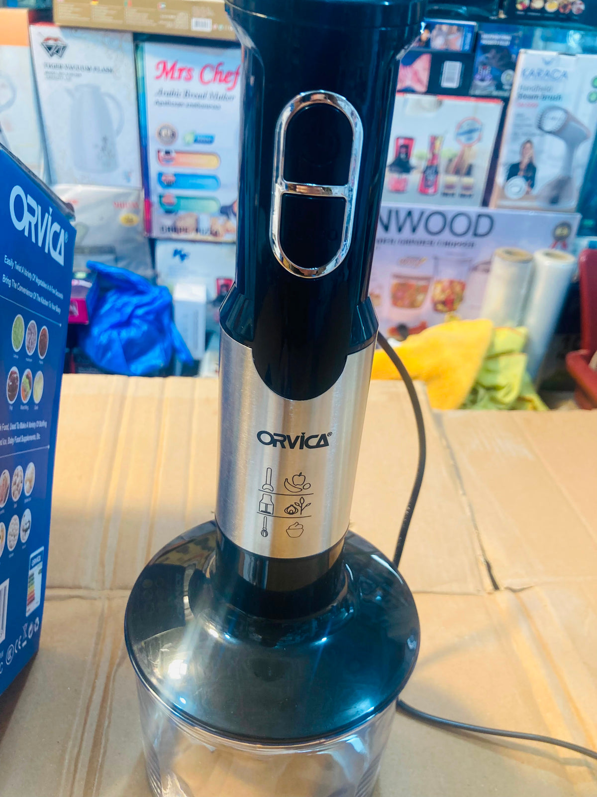 Orvica 2000W Professional 4-in-1 Hand Blender Set ORM-3620
