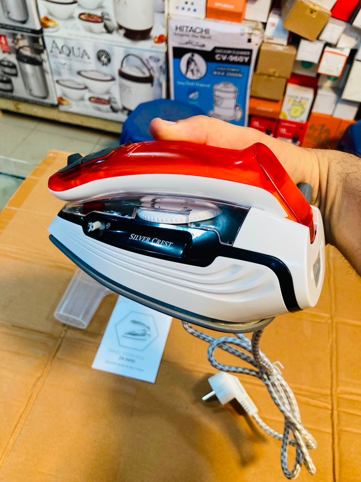 SilverCrest 1100W Portable Travel Steam Iron  ZK-9090