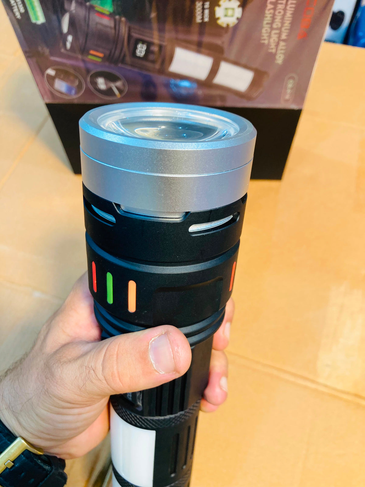 COBA Powerful Long Range Super Led Flashlight Torch CB-R18