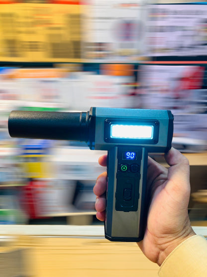 600W High Power Multi-Functional Violent Fan Handheld Turbo Blower with Digital Display & LED Light F048-1