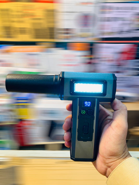 600W High Power Multi-Functional Violent Fan Handheld Turbo Blower with Digital Display & LED Light F048-1
