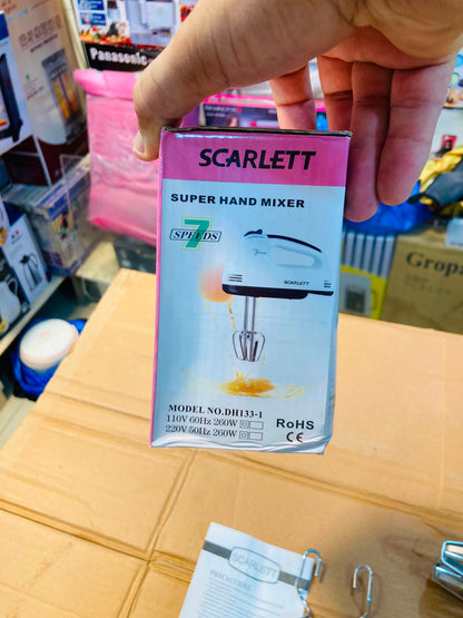 Scarlett 260W Electric Super Hand Mixer DH133-1