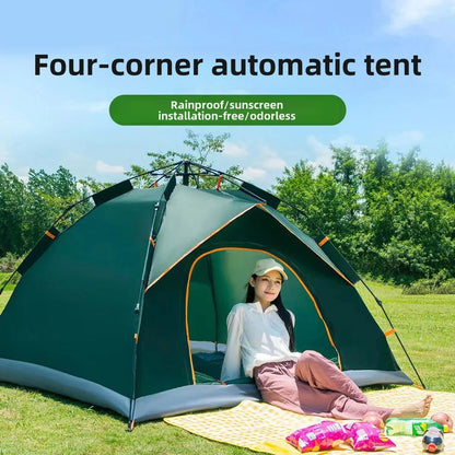 Automatic Double Layer Camping Tent (4-5 Person)