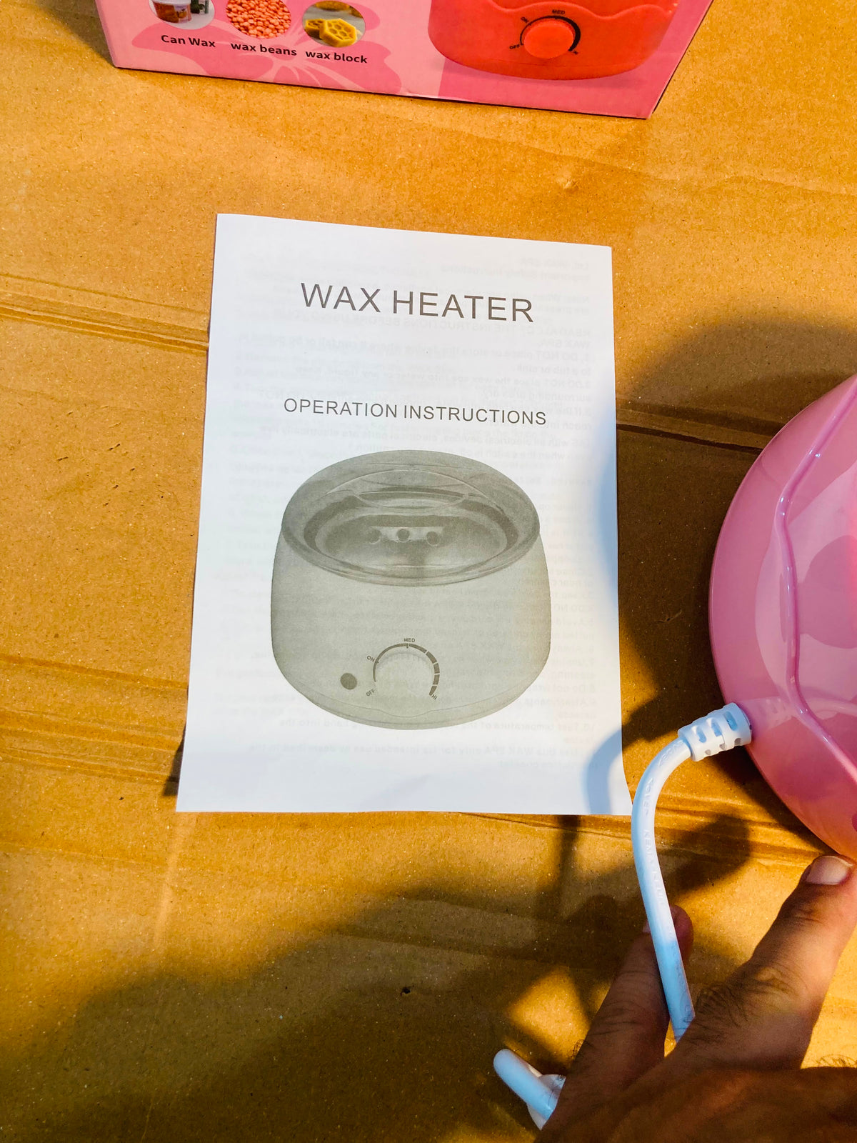 AJWA 100W Electric Wax Heater  with Adjustable Temperature Control & Lid SM-8002