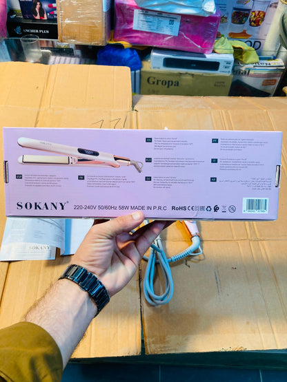 Sokany Digital Professional Hair Straightener HS-976