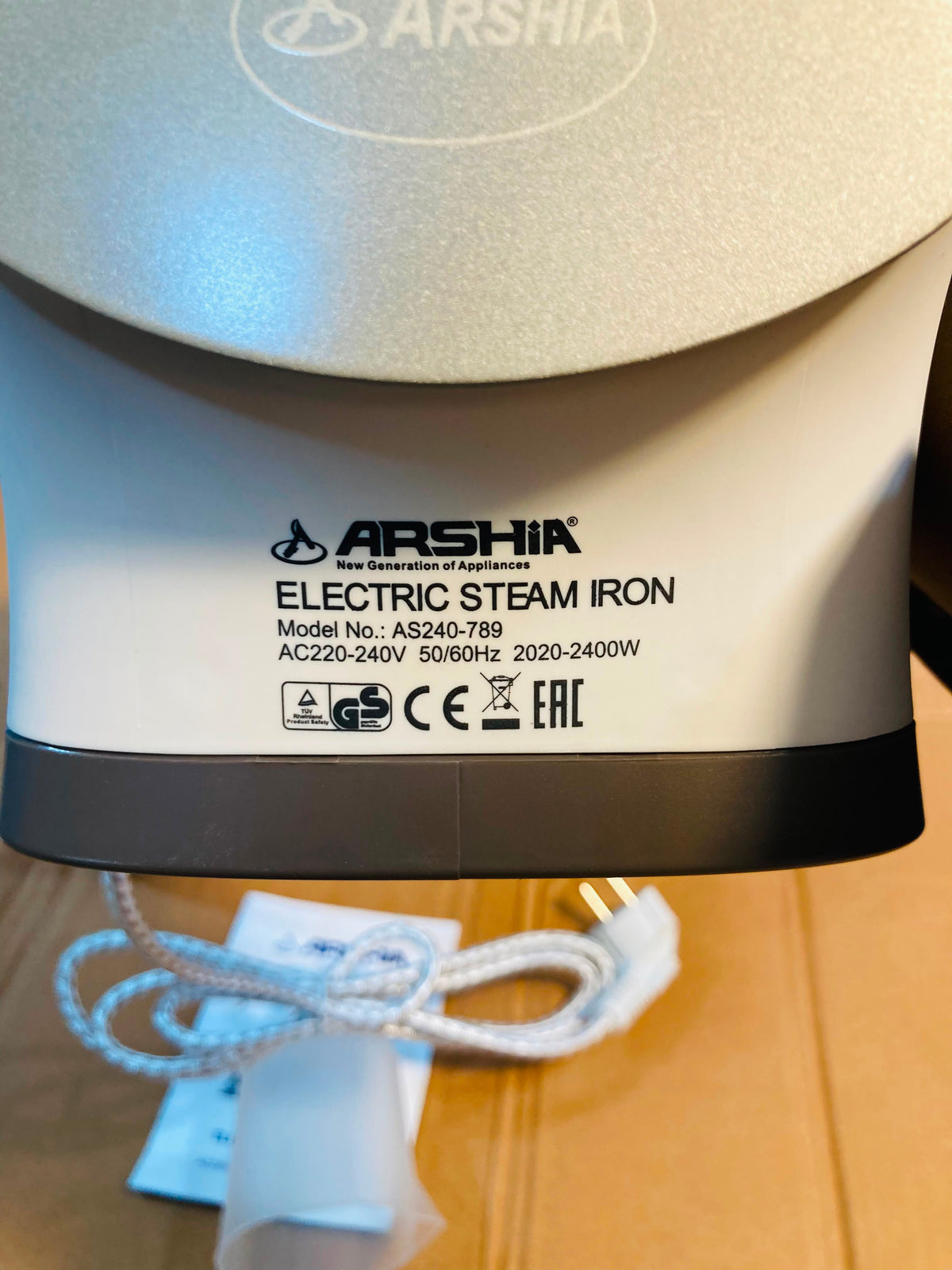 Arshia 2400W Electric Steam Iron AS240-789
